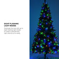 Tinseltown LED Christmas Tree Multi Colour Lights 8 Flash Modes - 6FT