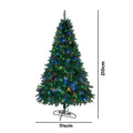 Tinseltown LED Christmas Tree Multi Colour Lights 8 Flash Modes - 7FT