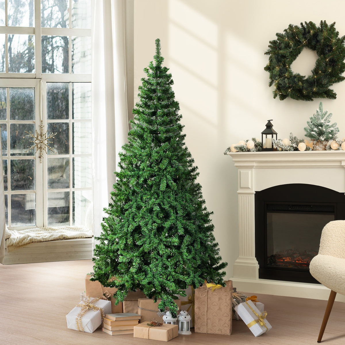 Tinseltown Christmas Tree Xmas Trees Decorations Green - 5FT