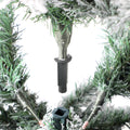 Tinseltown LED Christmas Tree with Tree Skirt Light Snow-sprayed Green - 7FT