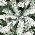 Tinseltown Christmas Tree 1.8M 6FT Xmas Trees Decor White Snow Flocked 600 Tips