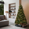 Tinseltown LED Christmas Tree with Lights Ornaments Xmas Decor Green - 6FT