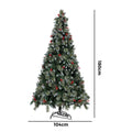 Tinseltown LED Christmas Tree Xmas Trees Decor with Ornaments - 6FT