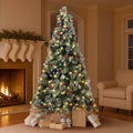Tinseltown LED Christmas Tree Xmas Trees Decor with Ornaments - 7FT