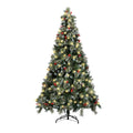 Tinseltown LED Christmas Tree Xmas Trees Decor with Ornaments - 7FT