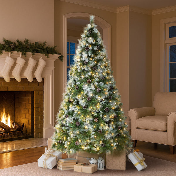 Tinseltown LED Christmas Tree Pre-lit Light 8 Flash Modes Decor