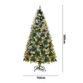 Tinseltown LED Christmas Tree Pre-lit Light 8 Flash Modes Decor - 6FT