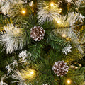 Tinseltown LED Christmas Tree Pre-lit Light 8 Flash Modes Decor - 7FT