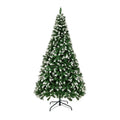 Tinseltown Christmas Tree Xmas Trees Snowy Decorations Green - 6FT