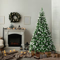 Tinseltown Christmas Tree Xmas Trees Snowy Decorations Green - 6FT