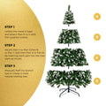 Tinseltown Christmas Tree Xmas Trees Snowy Decorations Green - 8FT