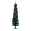 Tinseltown Slim LED Christmas Tree 6FT 1.8M Warm Lights Green White 300 Tips