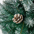Tinseltown Slim Christmas Tree 6FT 1.8M Pine Cones Decor Green 480 Tips