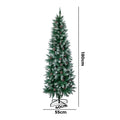 Tinseltown Slim Christmas Tree 6FT 1.8M Pine Cones Decor Green 480 Tips