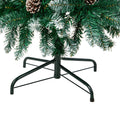 Tinseltown Slim Christmas Tree 6FT 1.8M Pine Cones Decor Green 480 Tips