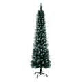 Tinseltown Slim Christmas Tree 1.8M 6FT Xmas Trees Decoration Green and White