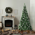 Tinseltown Christmas Tree Xmas Trees Snowy Decorations Green - 7FT