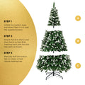 Tinseltown Christmas Tree Xmas Trees Snowy Decorations Green - 7FT