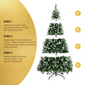 Tinseltown Christmas Tree Xmas Trees Snowy Decorations Green - 8FT