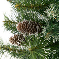 Tinseltown Mini LED Christmas Tree Faux Pine Cones Battery Powered 60cm Green