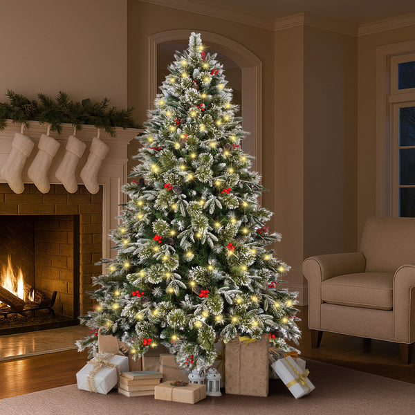 Tinseltown LED Christmas Tree Xmas Decor with Ornaments
