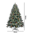 Tinseltown LED Christmas Tree Xmas Trees Decor with Ornaments - 6FT