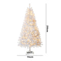 Tinseltown LED Christmas Tree Home Party Decoration White - 7FT