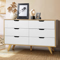 Oikiture 6-Drawer Chest of Drawers - Default Title