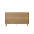 Oikiture 6 Chest of Drawers Lowboy Dresser Storage Cabinet Natural - product image 7