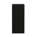 Oikiture 8 Chest of Drawers Tallboy Cabinet Dresser Bedroom Storage - Black