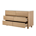 Oikiture Marble Chest of Drawers