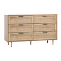 Oikiture Chest of Drawers - 6-Drawers