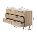 Oikiture Chest of Drawers - 6-Drawers