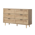Oikiture Chest of Drawers - 6-Drawers
