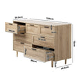 Oikiture Chest of Drawers - 7-Drawers
