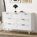 Oikiture 7-Drawer Chest of Drawers - White