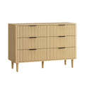 Oikiture Chest of Drawers - 6-Drawers