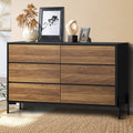 Oikiture Chest of Drawers - 6-Drawers