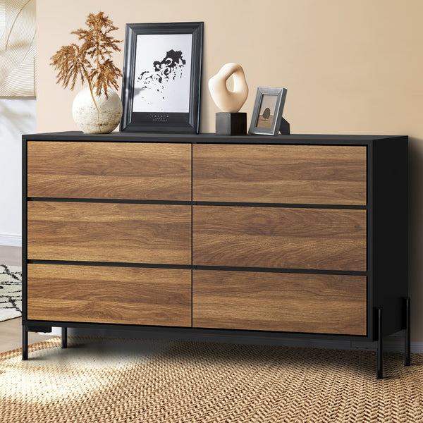 Oikiture 6 Drawer Chest of Drawers