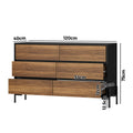 Oikiture Chest of Drawers - 6-Drawers