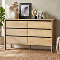 Oikiture 6 Drawer Chest of Drawers