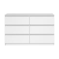 Oikiture Chest of Drawers - 6-Drawers