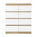 Oikiture Chest of Drawers - 8-Drawers