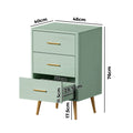 Oikiture Chest of Drawers - 3-Drawers