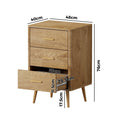 Oikiture Chest of Drawers - 3-Drawers