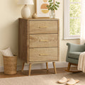 Oikiture Chest of Drawers - 3-Drawers