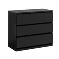 Oikiture Chest of Drawers - 3-Drawers