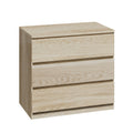 Oikiture Chest of Drawers - 3-Drawers