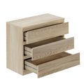 Oikiture Chest of Drawers - 3-Drawers
