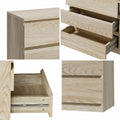 Oikiture Chest of Drawers - 3-Drawers